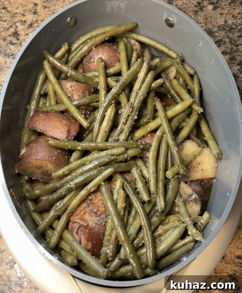 Slow Cooker Smoked Turkey with Potatoes and Green Beans Recipe 5 Crockpot Smoked Turkey, Potatoes, and Green Beans