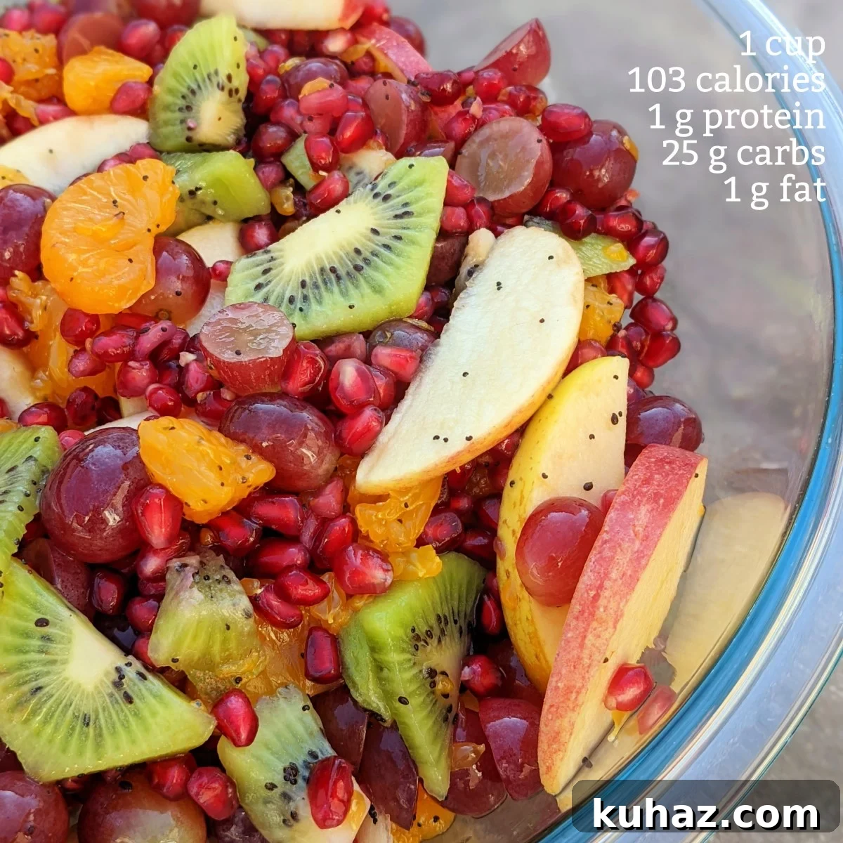 Winter Fruit Salad with Citrus and Pomegranate Recipe 2 winter fruit salad with calories and macros