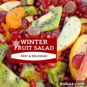 easy and delicious winter fruit salad with pomegranate oranges and apples