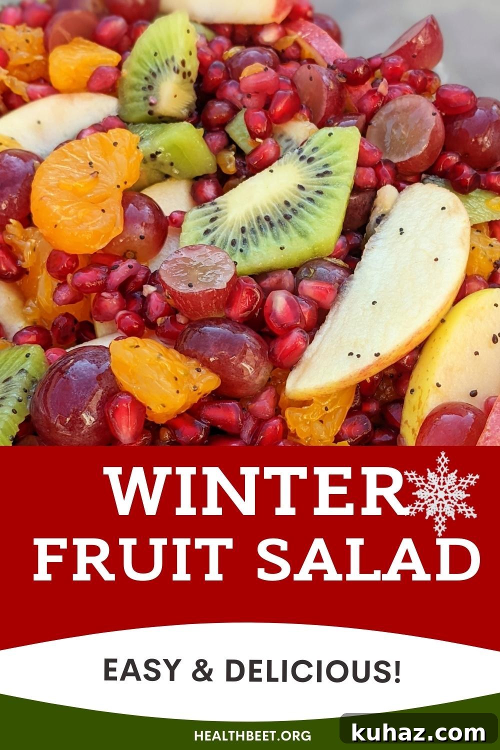 Winter Fruit Salad with Citrus and Pomegranate Recipe 4 Winter fruit salad easy and delicious perfect for a potluck or party