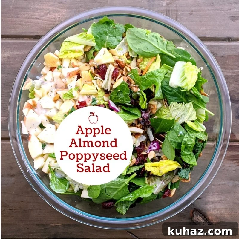Winter Fruit Salad with Citrus and Pomegranate Recipe 7 Apple Almond Poppyseed Salad thumbnail