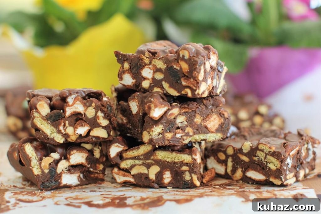No-Bake Rocky Road Chocolate Marshmallow Bars Recipe 5 Rocky Road Bars - a Delicious Classic