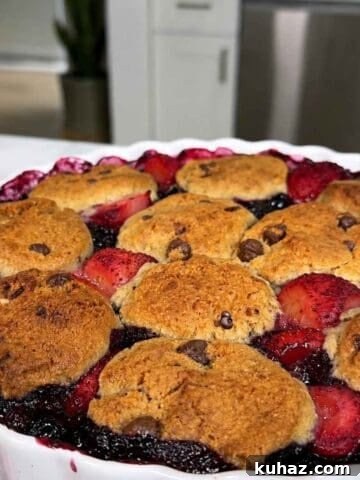 2 Ingredient Sugar Cookie Berry Cobbler