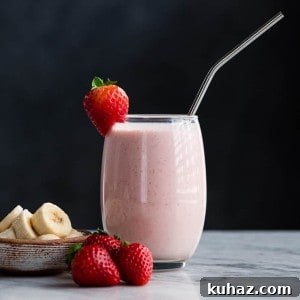 January 2019 Moments: Photo Highlights and Stories 4 Strawberry Banana Smoothie