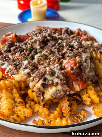 cheesy loaded fries