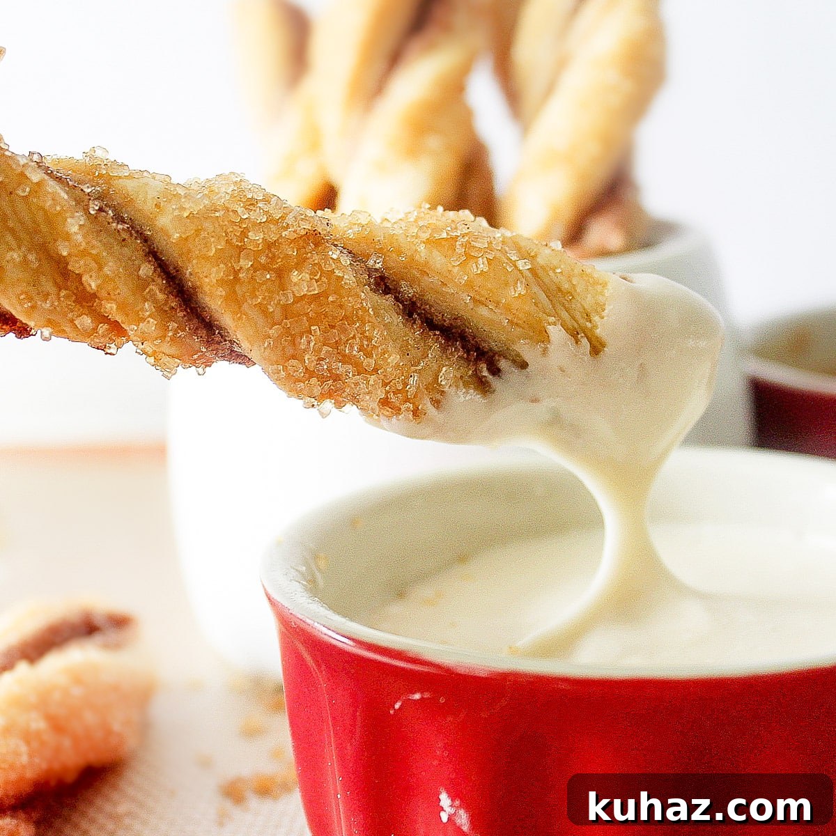 How to Make Pie Crust Cookie Twists 5 dipping pie crust cookies