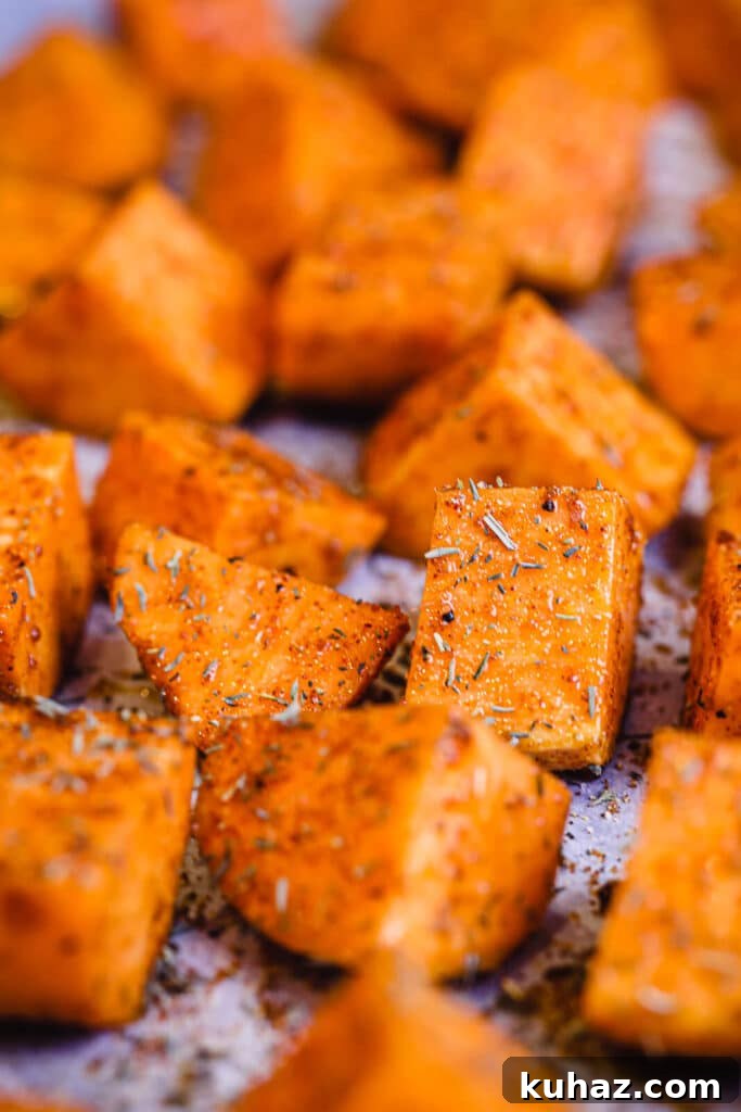 How to Grill or Roast Sweet Potatoes 2 seasoned raw sweet potatoes