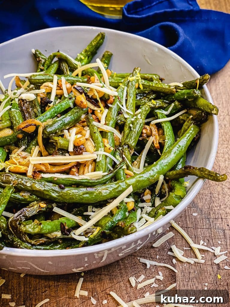 How to Grill or Roast Sweet Potatoes 6 bowl of roasted green beans