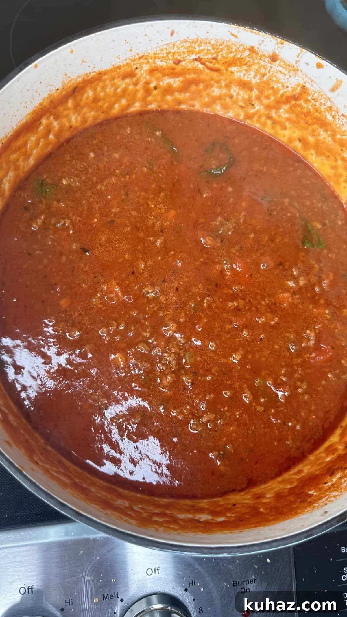 Authentic Italian Lasagna with Rich Tomato Sauce 3 Slice of lasagna on a plate
