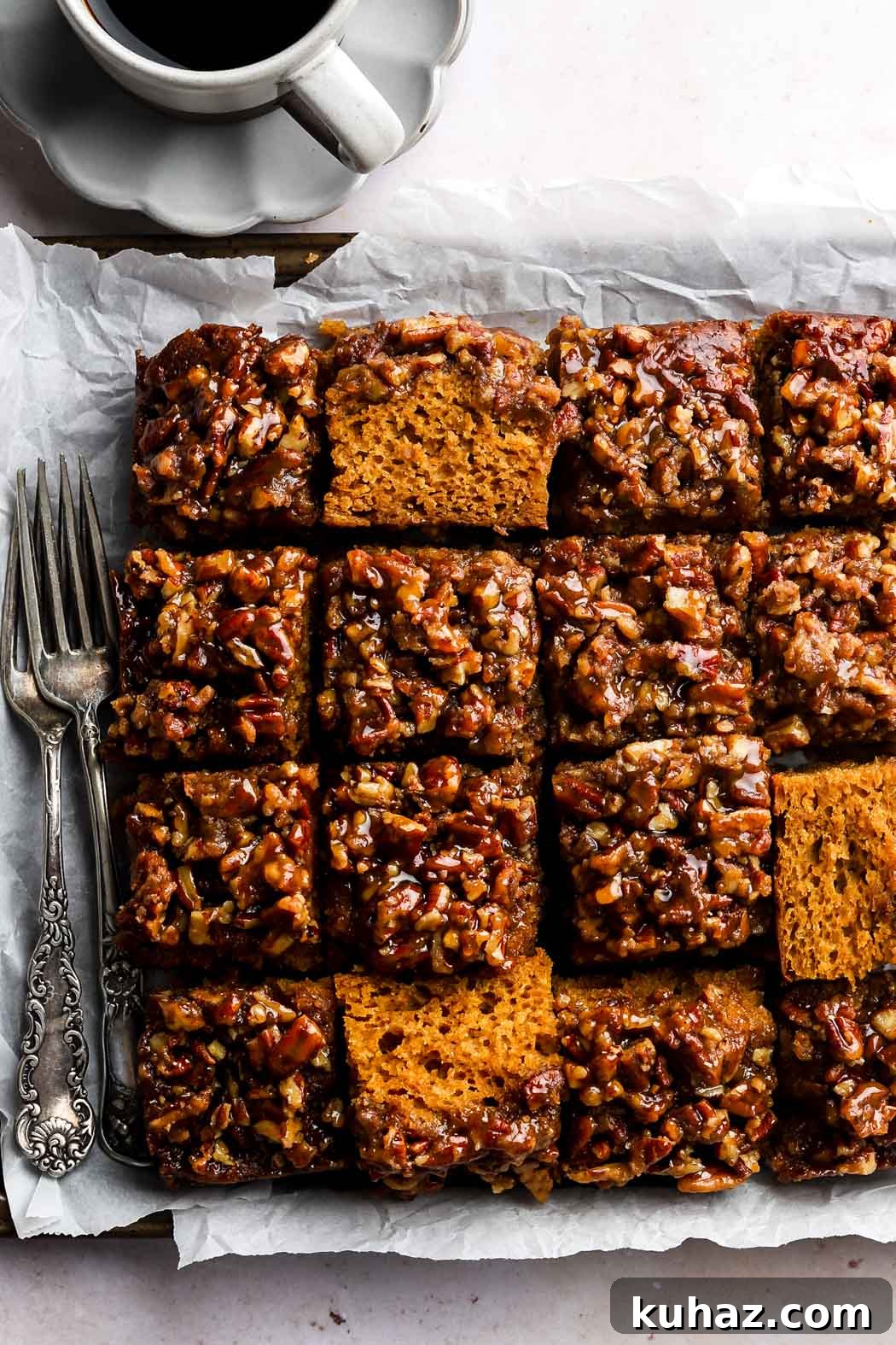 Pumpkin Pecan Upside-Down Cake Recipe 4 pumpkin pecan upside down cake