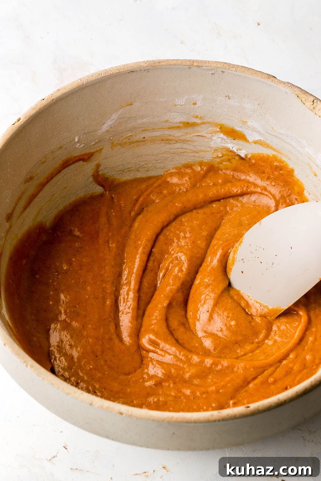 Pumpkin Pecan Upside-Down Cake Recipe 9 add the dry ingredients and mix until combined