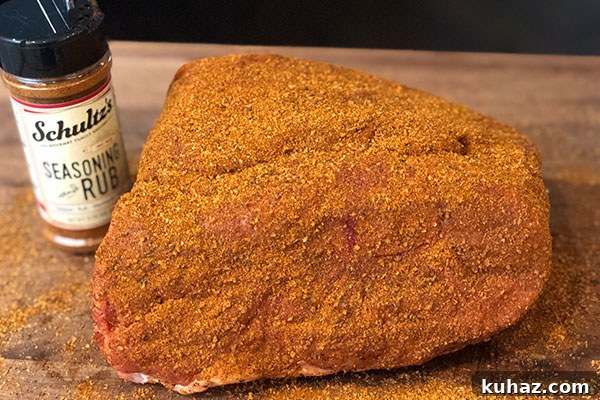 Slow-Roasted Spicy Mustard-Crusted Pork Shoulder Recipe 3 mustard crusted pork shoulder