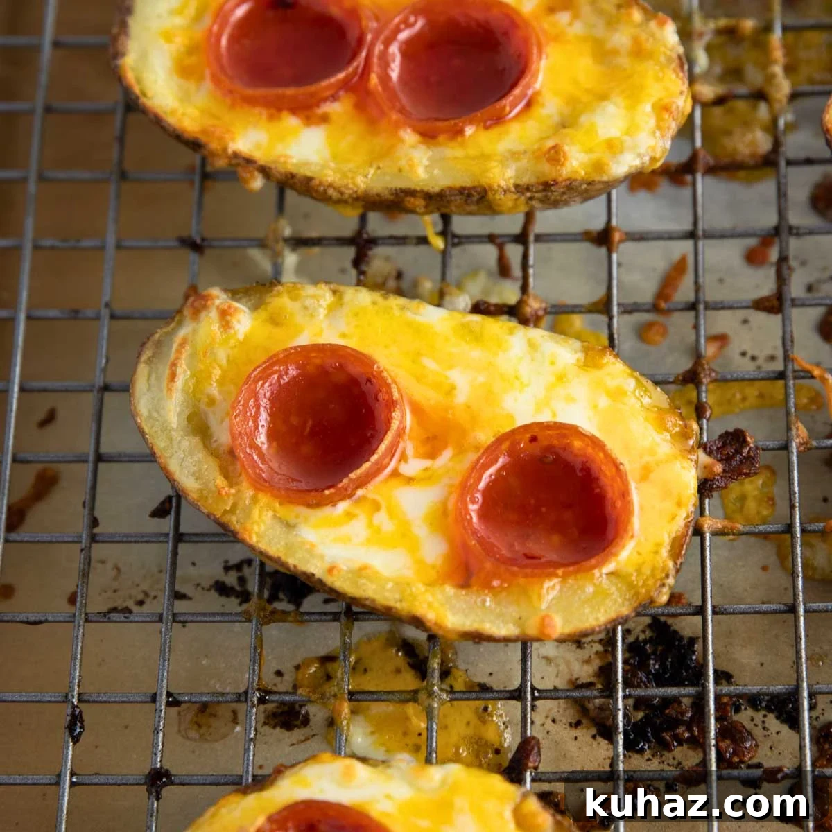 Pizza-Style Potato Skins Recipe with Pepperoni & Mozzarella 12 img 1591 11