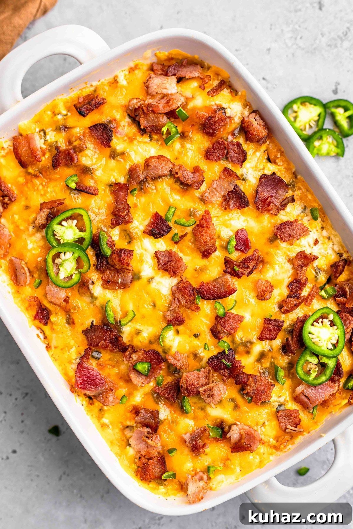 27 Quick High Protein Christmas Dinners for Busy Cooks 28 3. Keto Jalapeno Popper Casserole