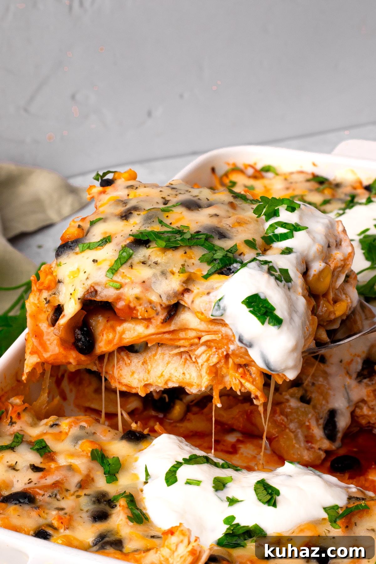 27 Quick High Protein Christmas Dinners for Busy Cooks 5 chicken enchilada casserole