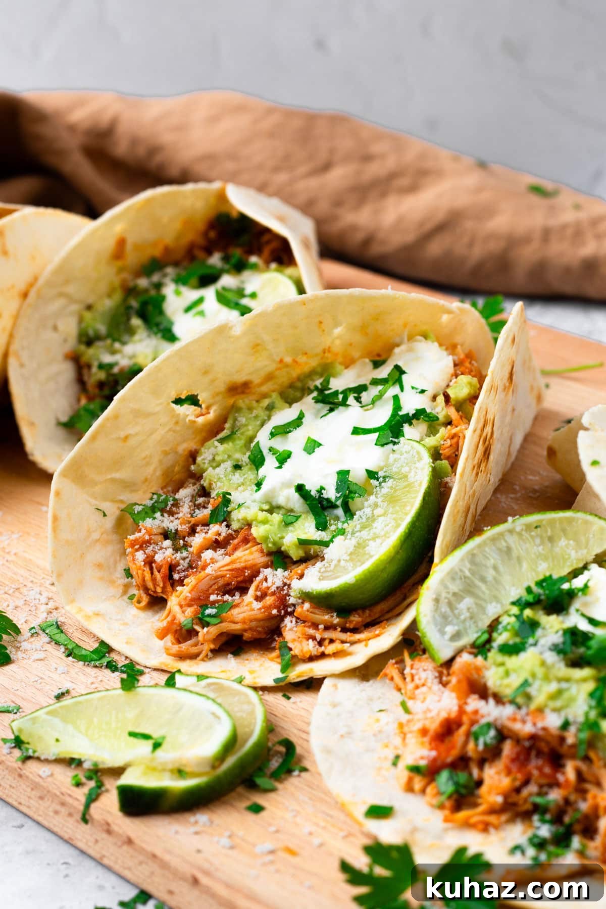 27 Quick High Protein Christmas Dinners for Busy Cooks 8 crockpot chicken tacos