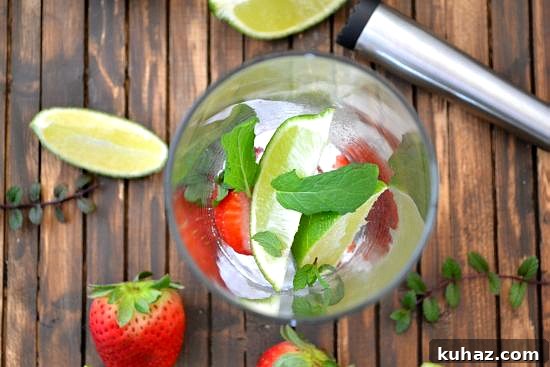 Strawberry Mojito ingredients Strawberry Mojito ingredients