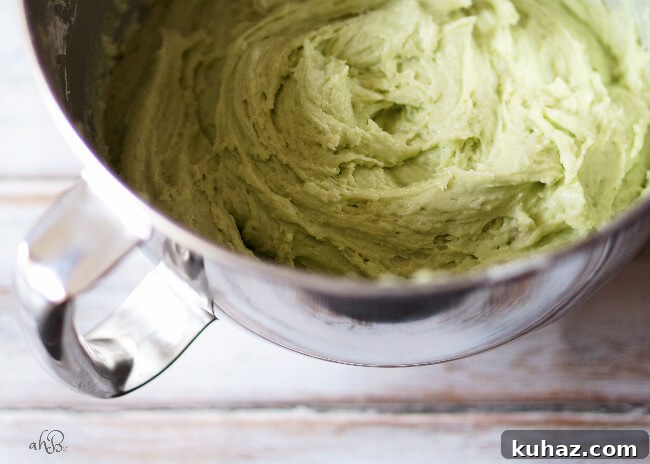 Pistachio Pudding Pound Cake batter