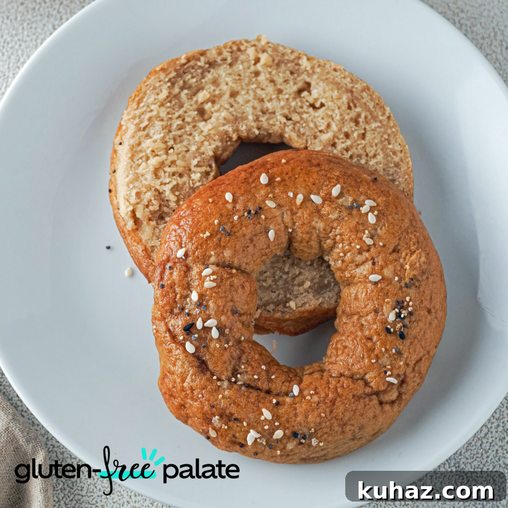 Soft and Chewy Gluten-Free Bagels Recipe 12 You can make it with garlic, honey, or an everything mix topping.