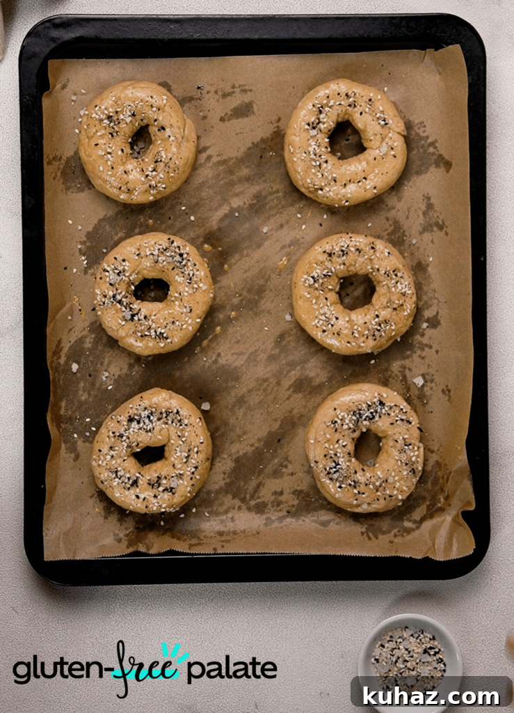 Soft and Chewy Gluten-Free Bagels Recipe 10 Add your seasoning mix (just make sure to use certified gluten-free seasonings)