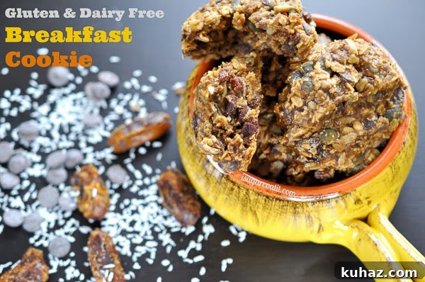 Breakfast Cookies: Kickoff for Brain Awareness Week 2 Gluten and Dairy Free Breakfast Cookies