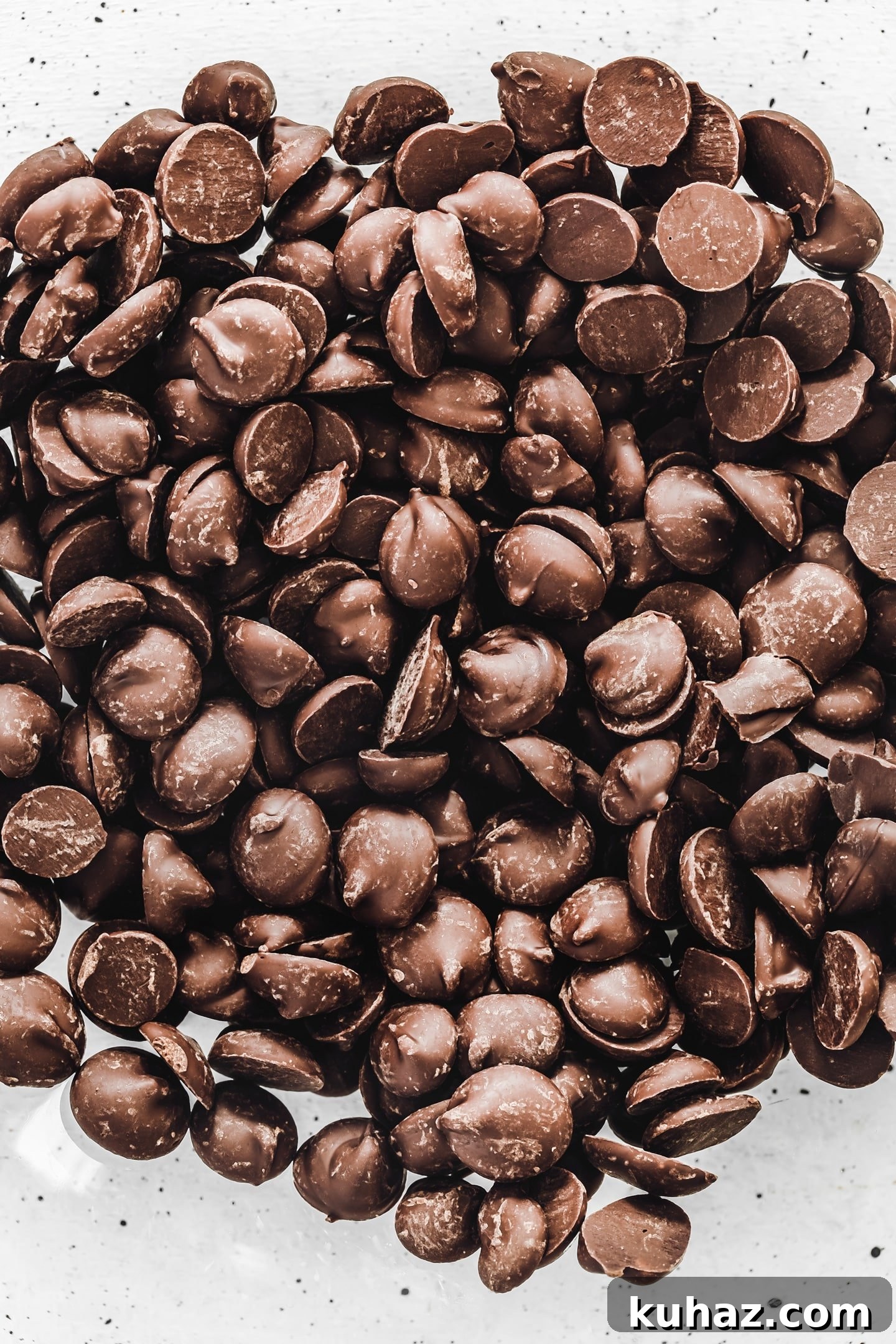 homemade chocolate chips in a bowl