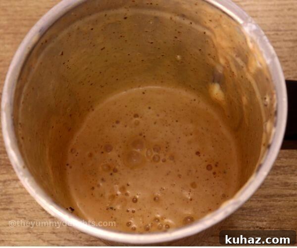 blended chipotle mayo in a jar.