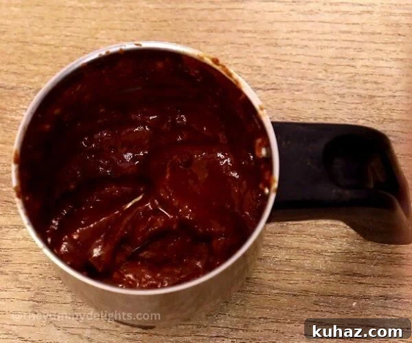 blended marinade in a blender jar.