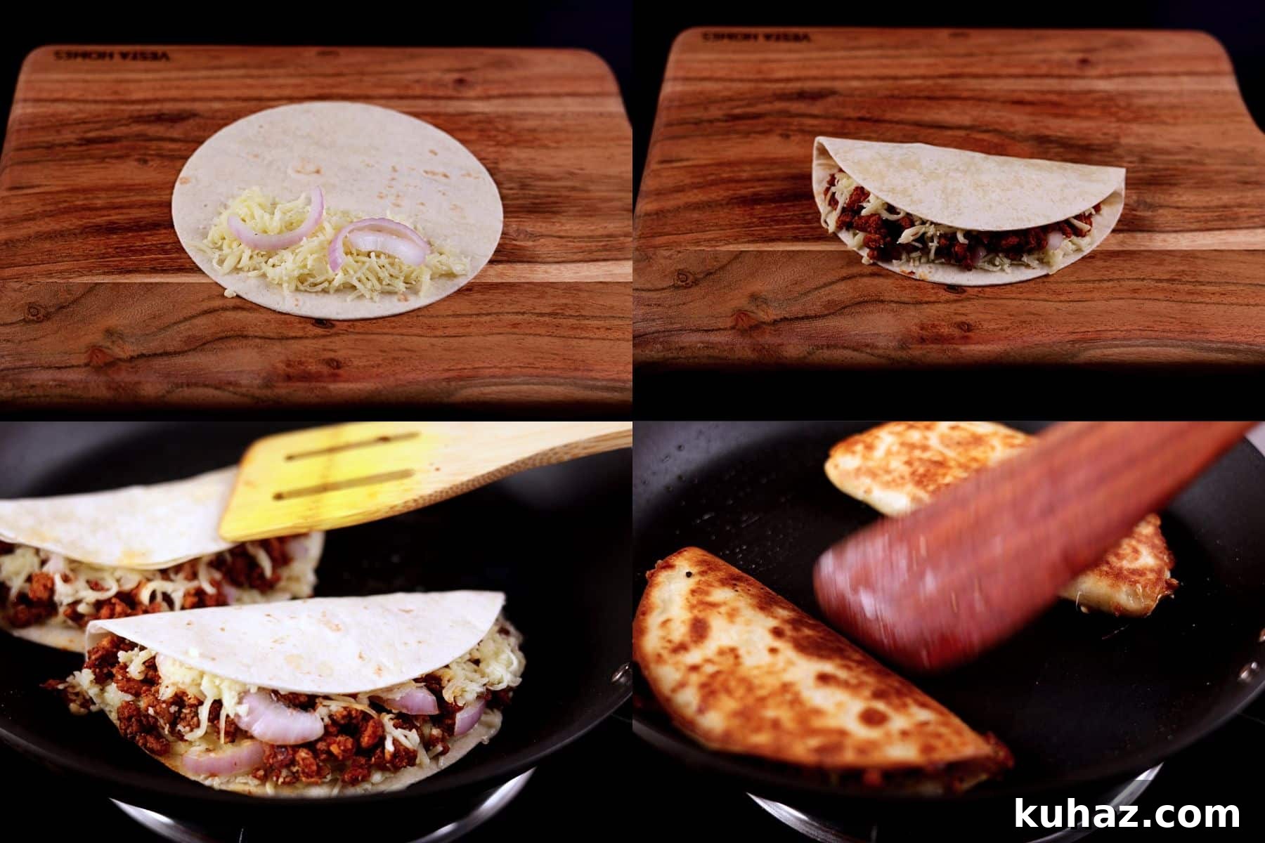 Crispy Ground Chicken Tacos with Crunchy Shells 5 Stuffing tortillas with chicken filling and frying until crispy.
