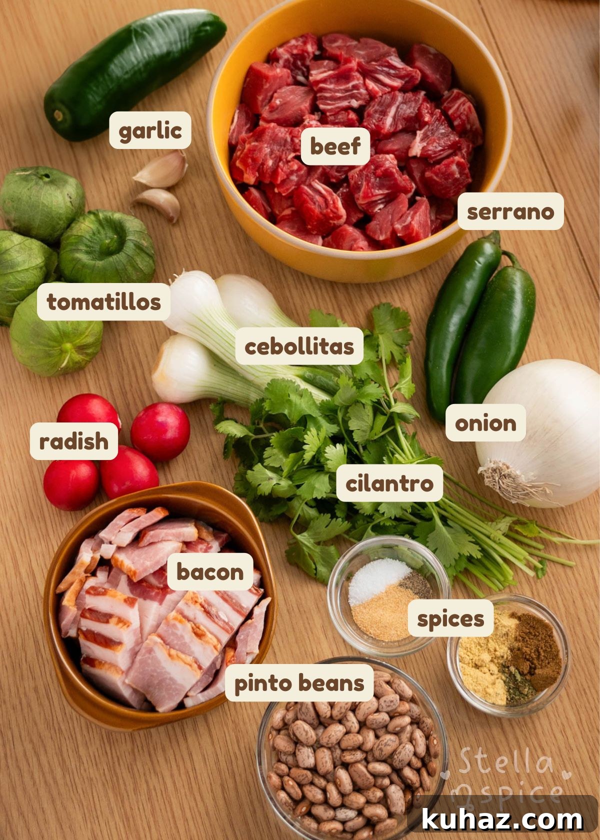 carne en su jugo list of ingredients