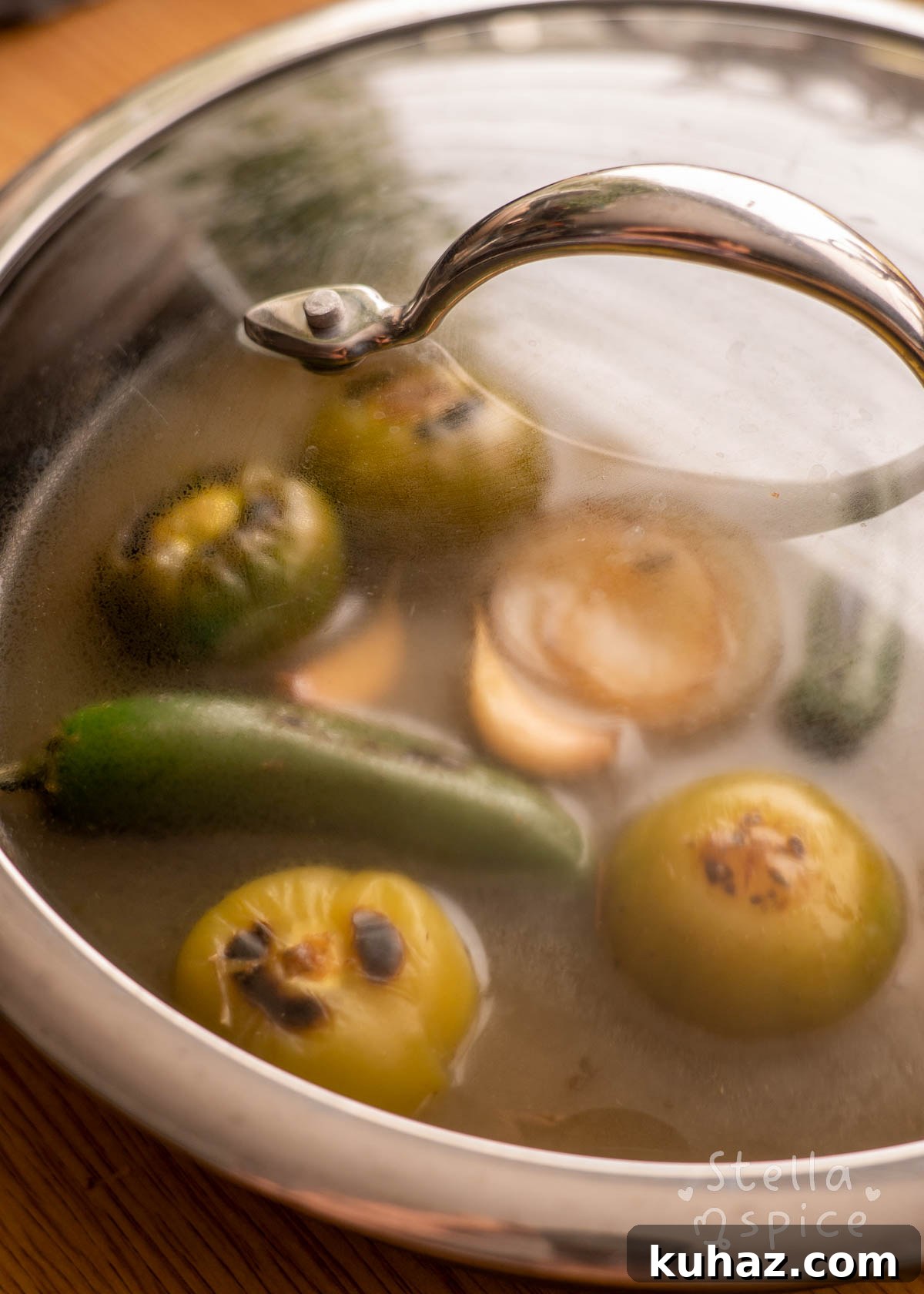 water added, then covered and simmered
