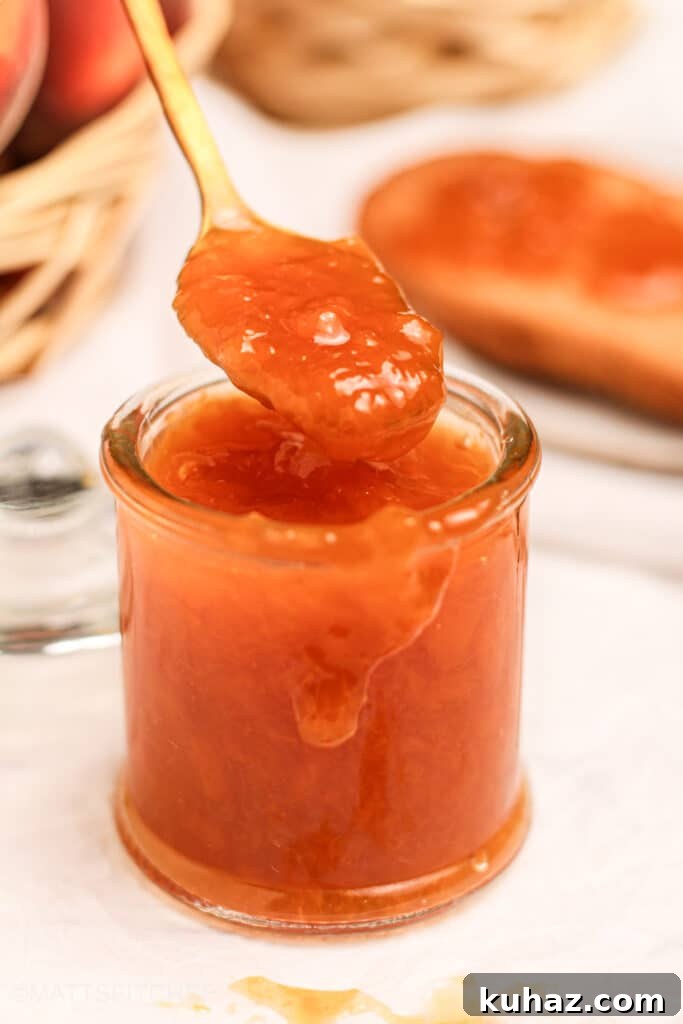 How to Make Homemade Peach Jam (Small Batch) 2 Peach Jam Recipe