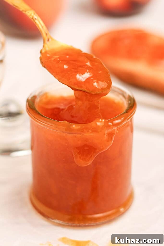 How to Make Homemade Peach Jam (Small Batch) 4 Peach Jam Recipe without pectin