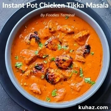 chicken tikka masala in a grey bowl kept on a black plate