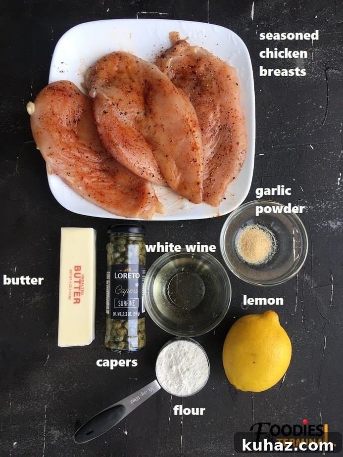 recipe ingredients on a black surface