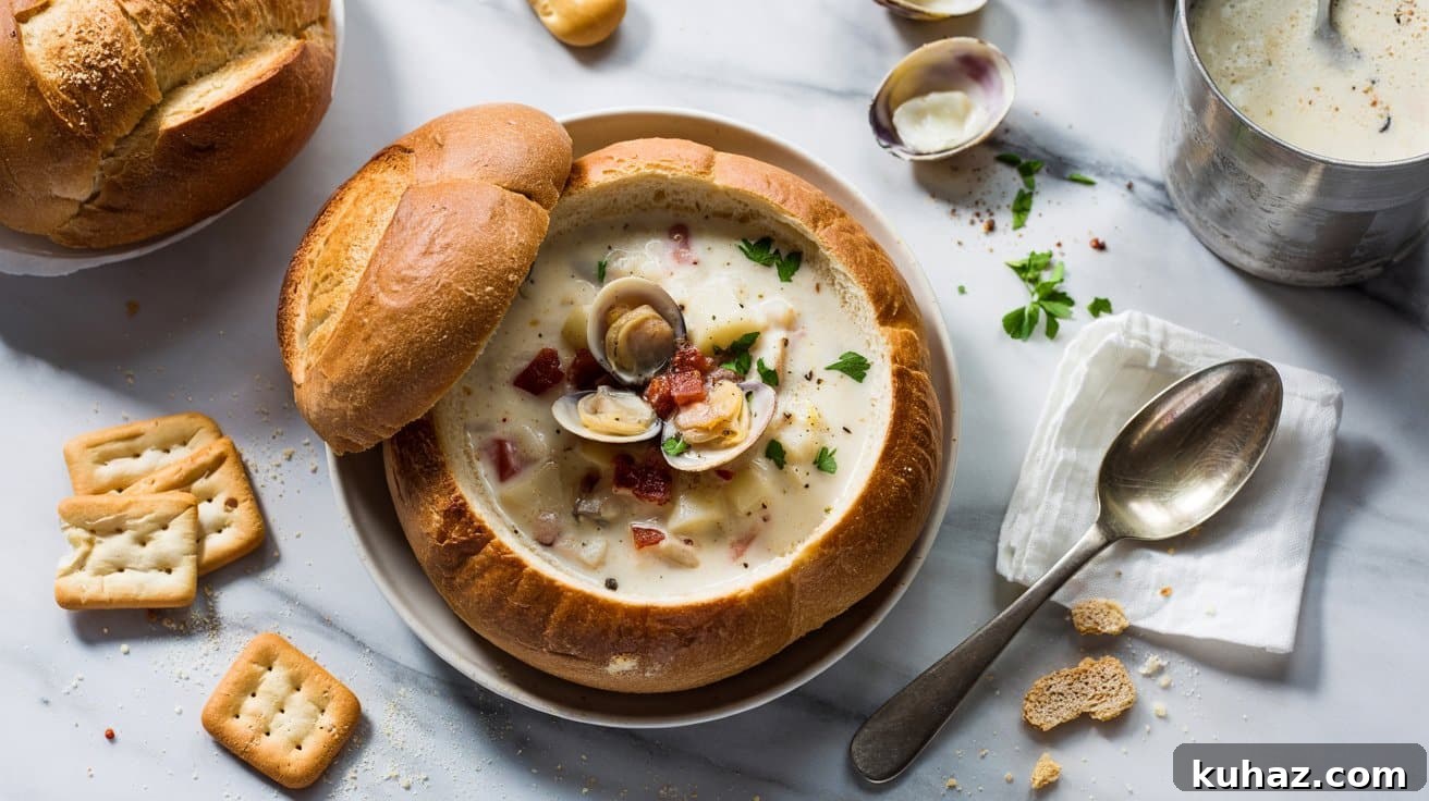 20 Bread Bowl Soup Recipes for Cozy Dinners 3 20 Cozy Bread Bowl Soup Recipes to Warm Your Soul