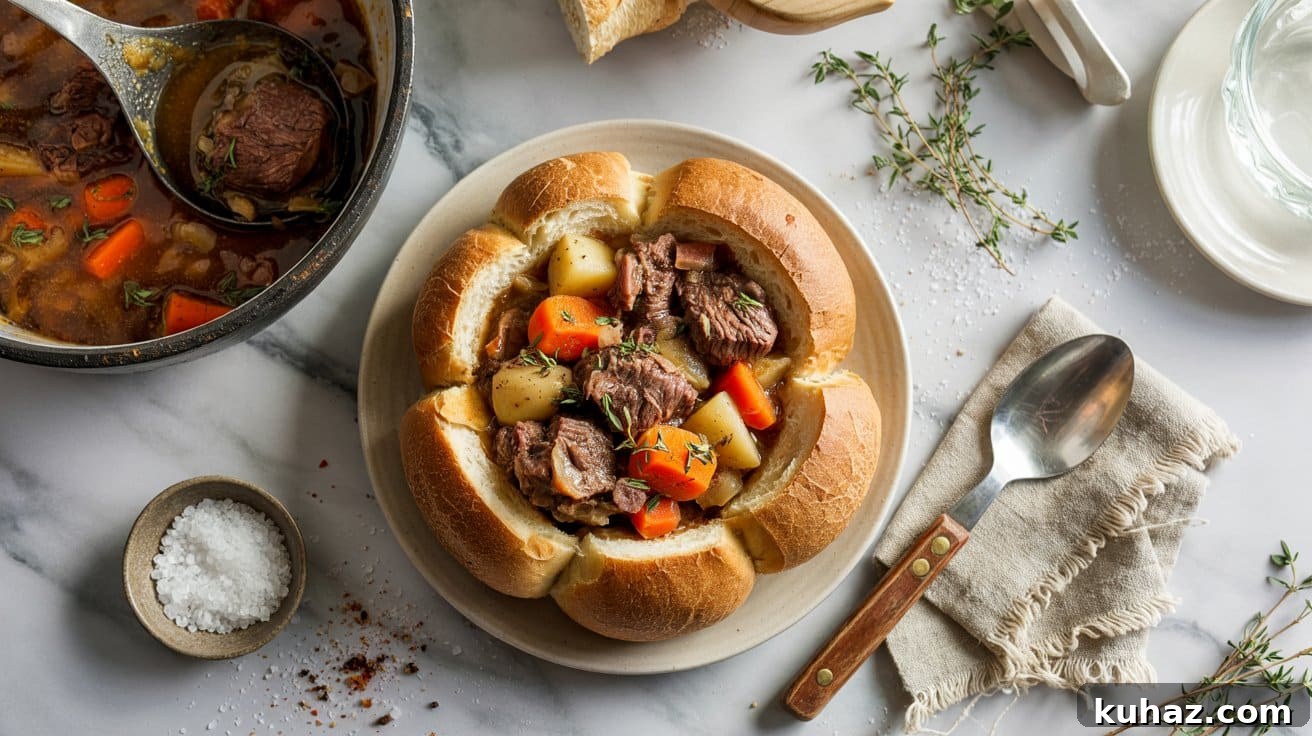 20 Bread Bowl Soup Recipes for Cozy Dinners 5 20 Cozy Bread Bowl Soup Recipes to Warm Your Soul