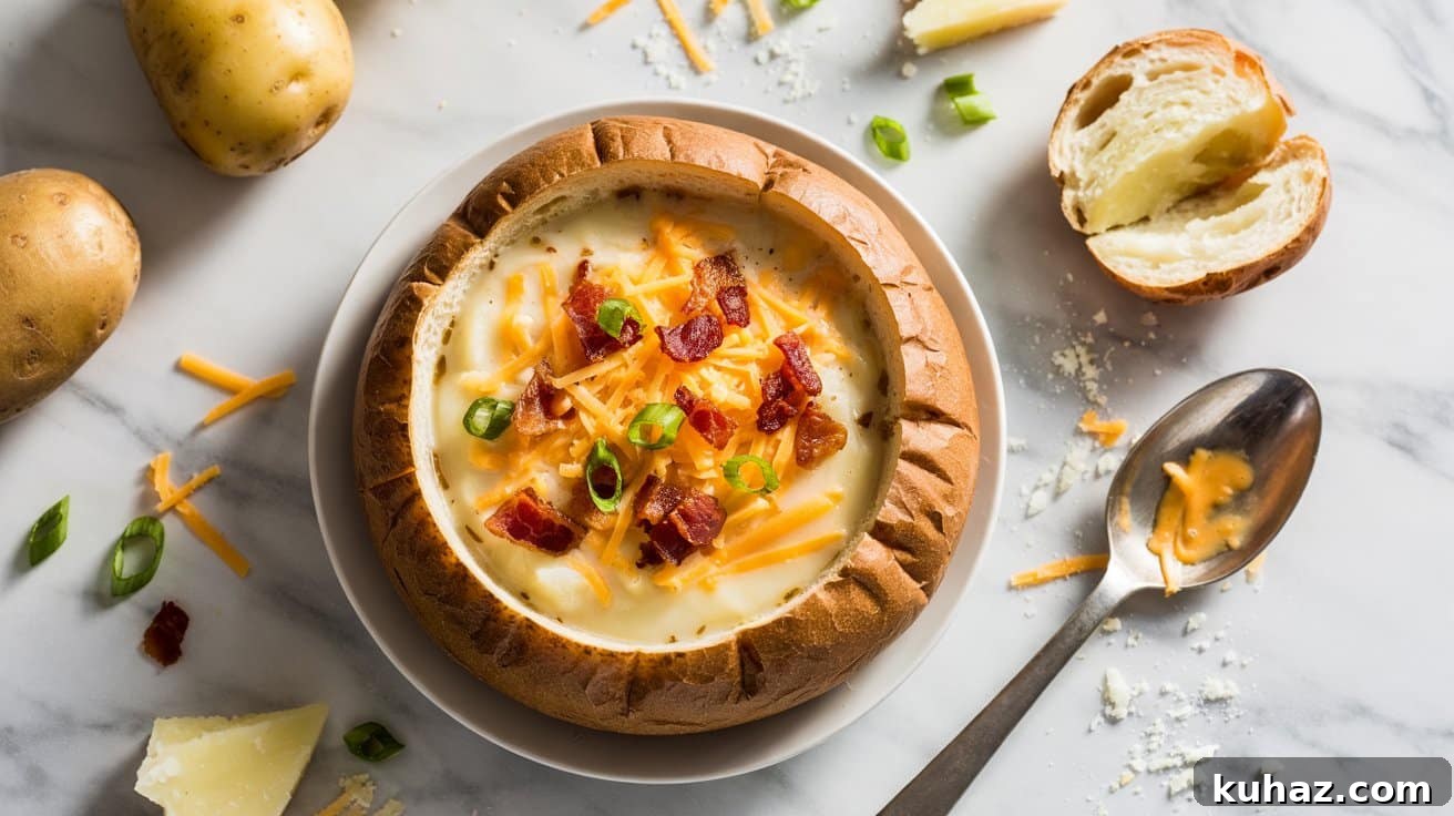 20 Bread Bowl Soup Recipes for Cozy Dinners 9 20 Cozy Bread Bowl Soup Recipes to Warm Your Soul