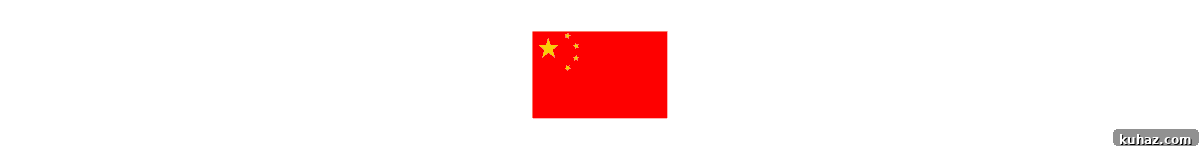 China flag.