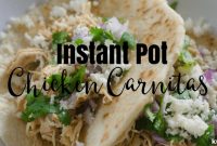 Instant Pot Chicken Carnitas Recipe for Tacos