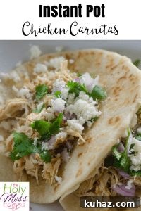 Instant Pot Chicken Carnitas