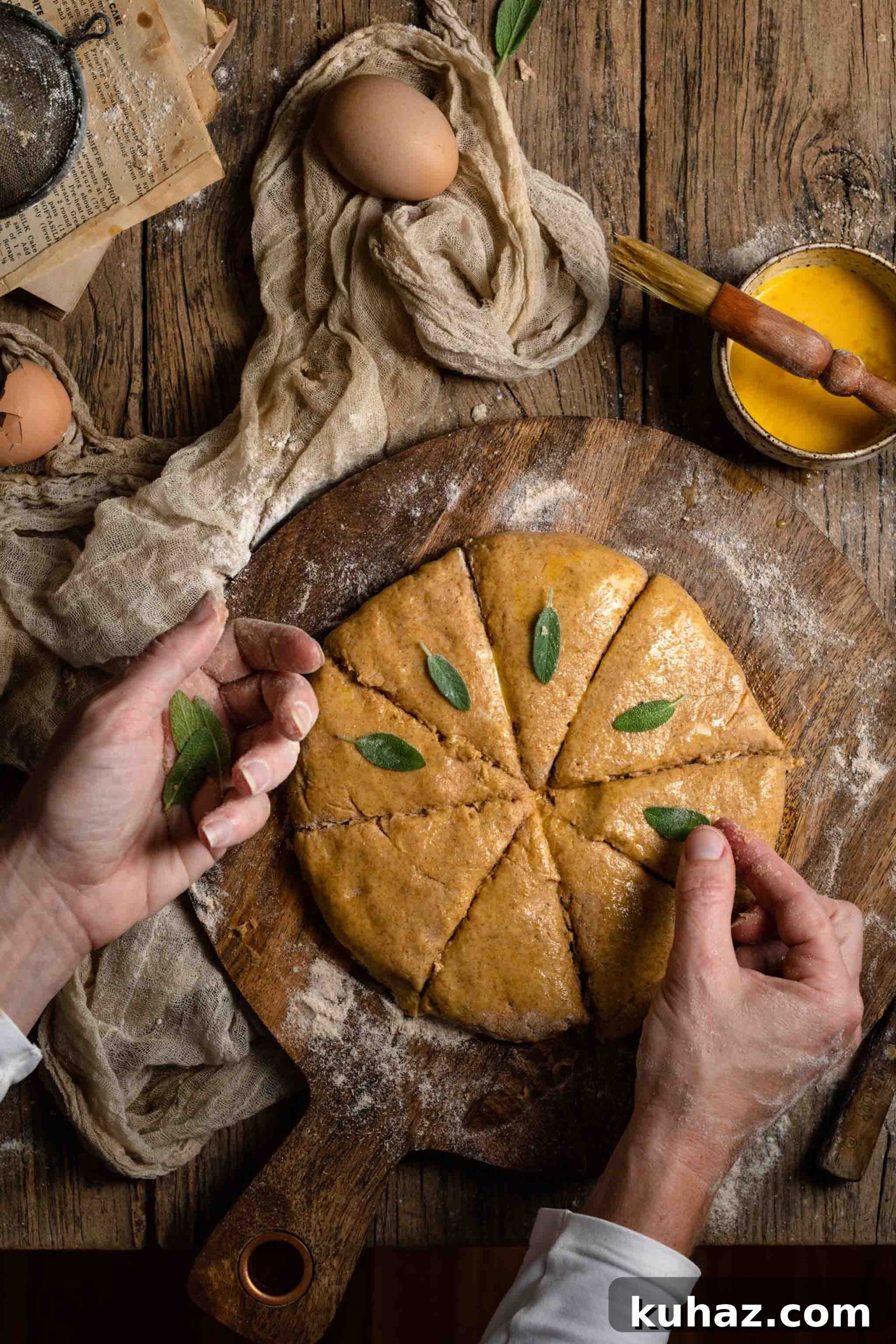 homemade sage pumpkin scone recipe