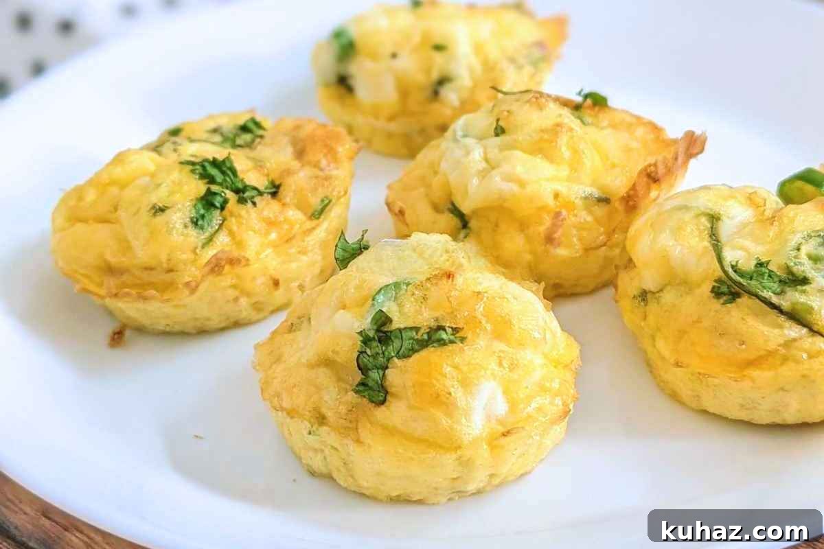 10 Air Fryer Egg Recipes to Transform Breakfast 7 Egg bites on a plate