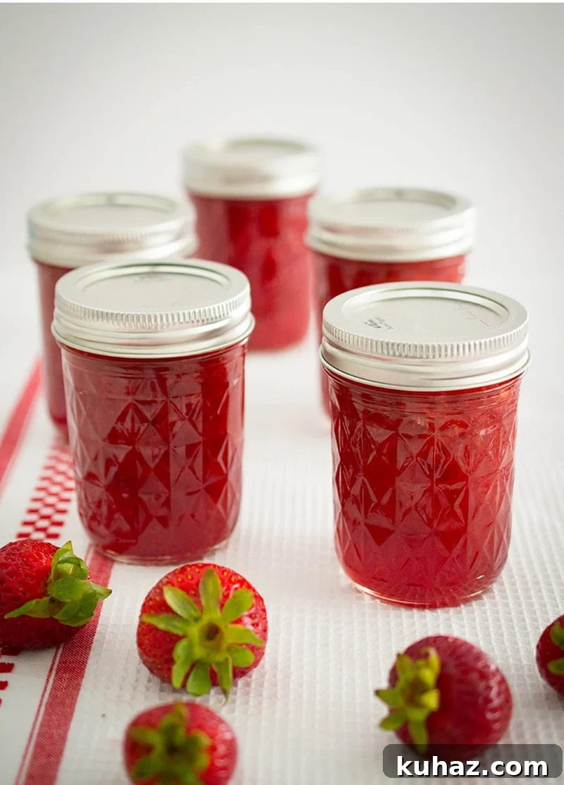 Low-Sugar Strawberry Jam