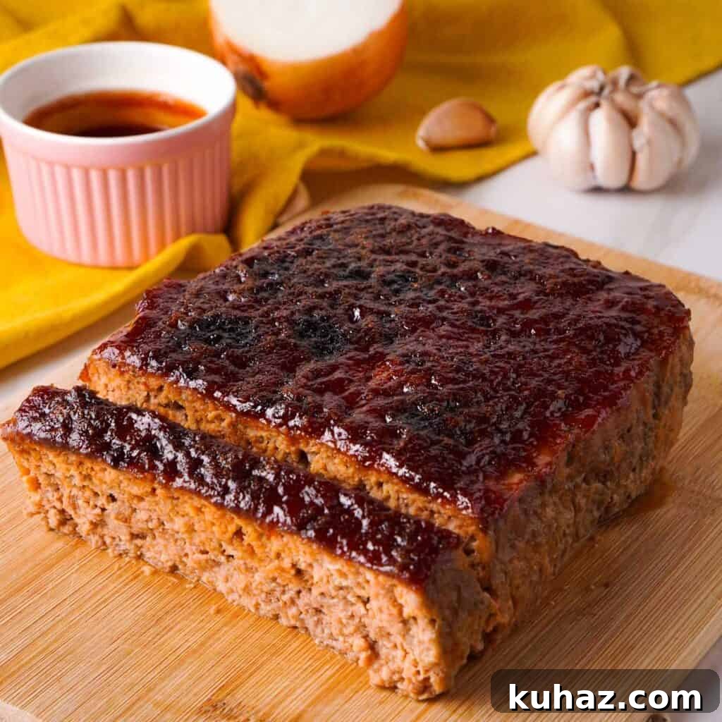 What to Serve with Green Beans 25 Tasty Pairings 9 glazed meatloaf on cutting board
