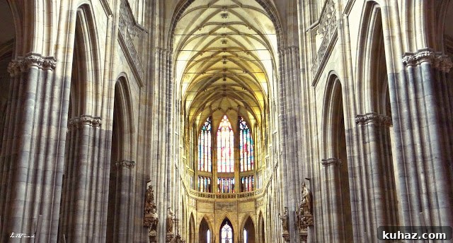 A close up of a church