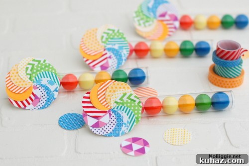 15 DIY Washi Tape Party Favors Kids Will Love 5 DIY washi tape party favors | NoBiggie.net