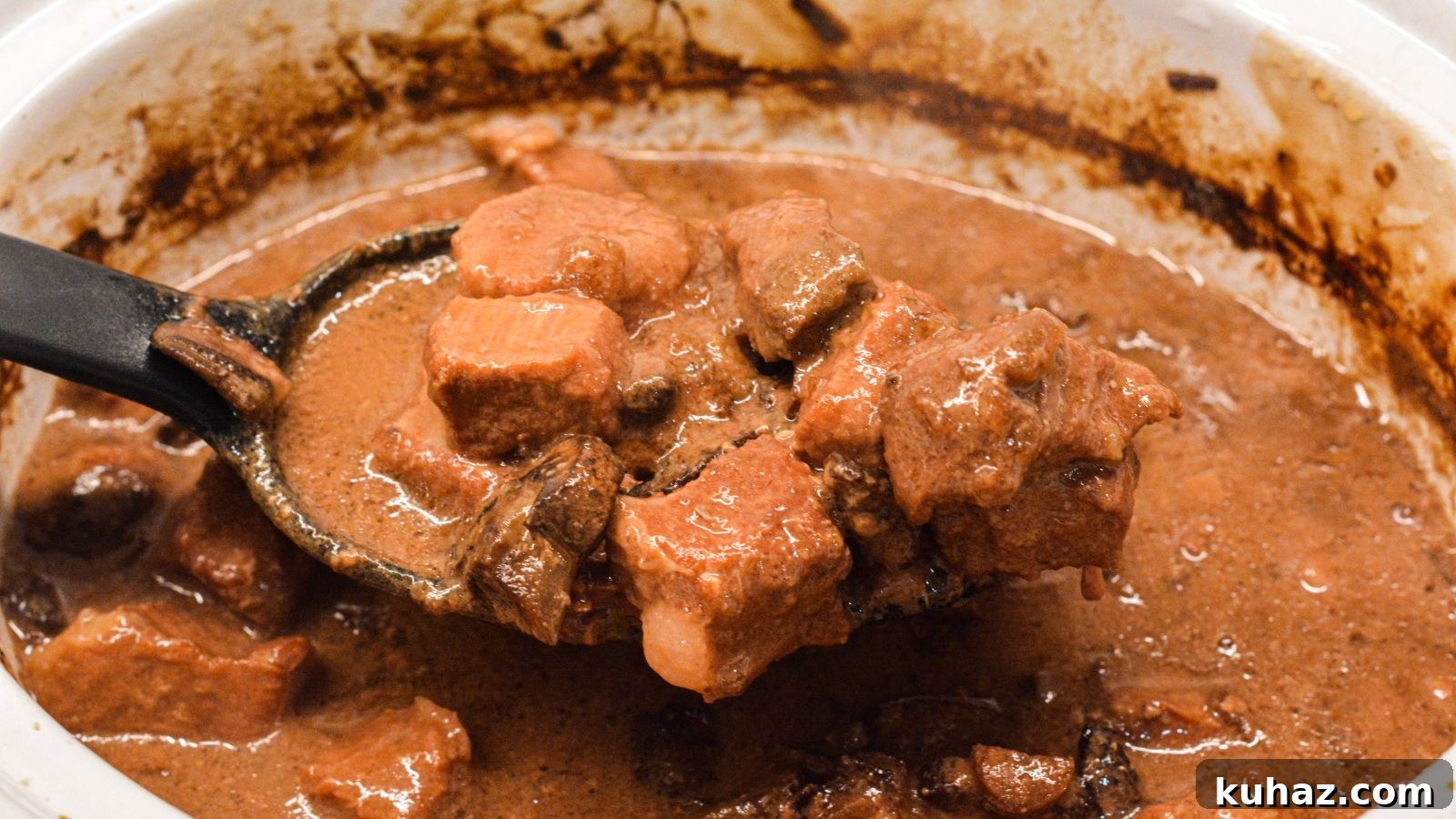 Crock Pot Beef Tips with Mushrooms in Savory Gravy 7 Slow cook your way to comfort with these Crock Pot Beef Tips with Mushrooms! Tender stew meat simmered in a savory mushroom gravy—perfect over mashed potatoes, rice, or egg noodles.