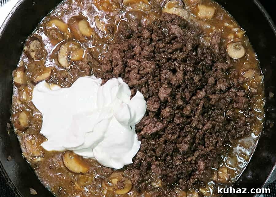 Creamy Ground Beef Stroganoff Recipe with Greek Yogurt 12 img 2579 11