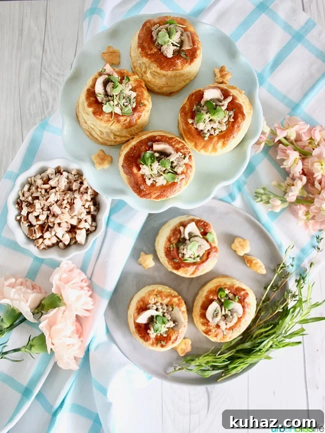 Meaty Mushroom vol-au-vents
